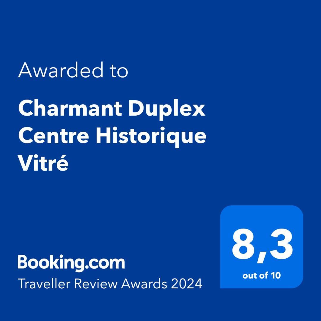 Charmant Duplex Centre Historique Vitre エクステリア 写真
